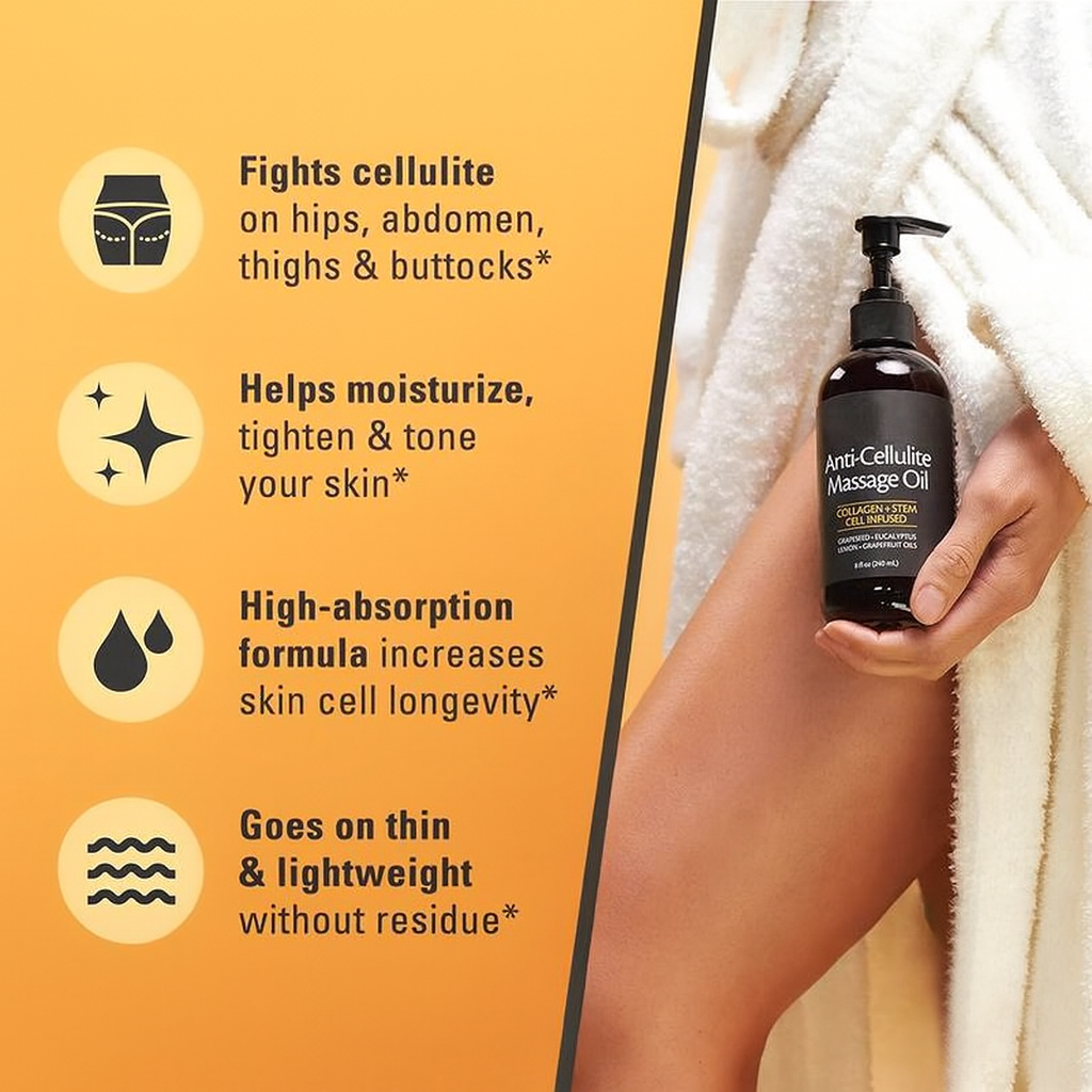 Comfyn™ Anti-Cullulite Massage Oil (8 fl.oz)